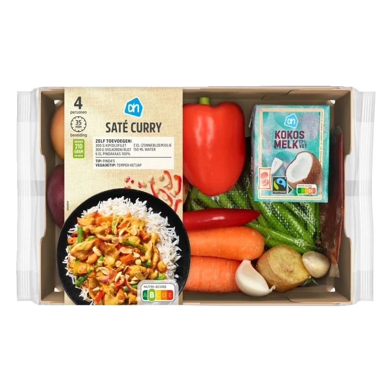 Sate curry verspakket