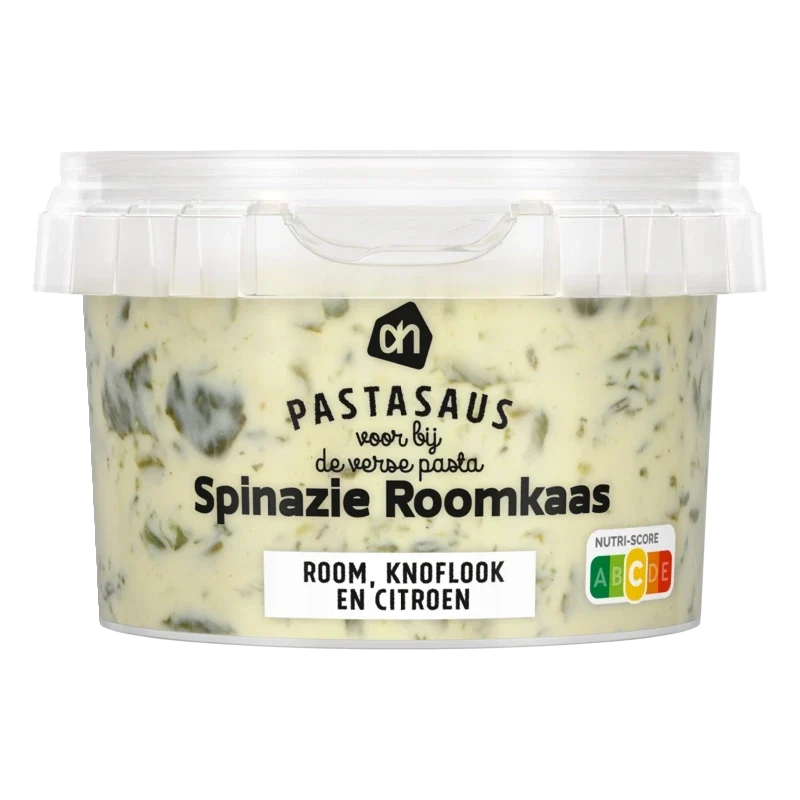 Pastasaus spinazie roomkaas