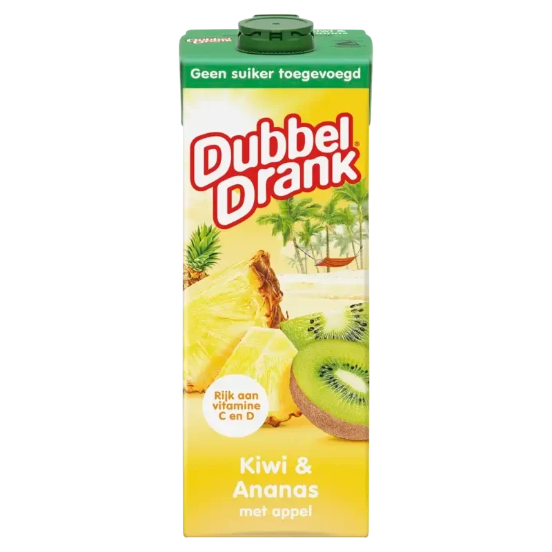 DubbelDrank Kiwi & ananas