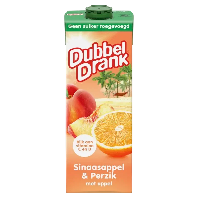 DubbelDrank Sinaasappel & perzik