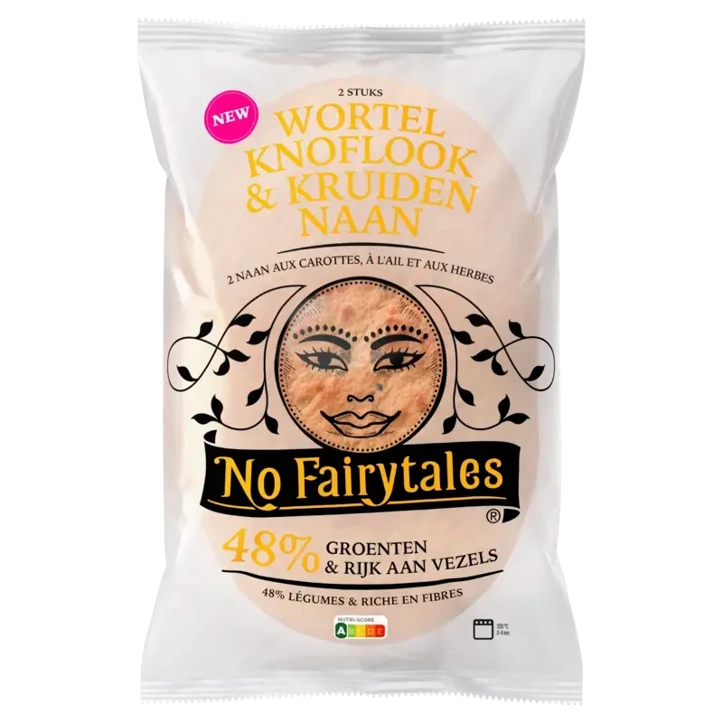 No Fairytales Knoflook & kruiden naan