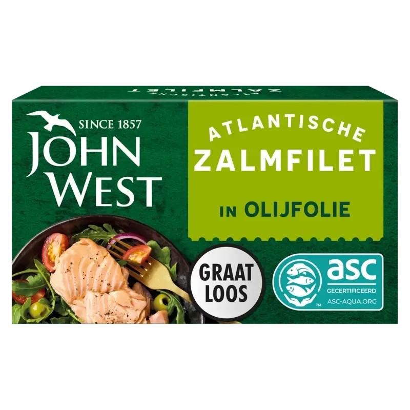 John West Atlantische Zalm Olijfolie ASC