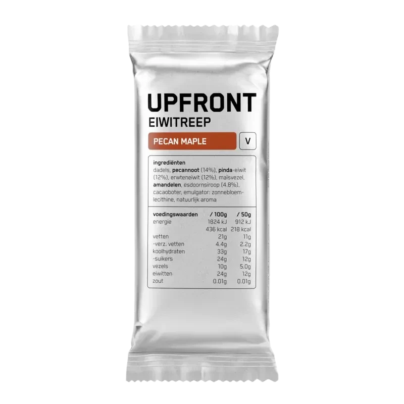 Upfront Eiwitreep pecan maple