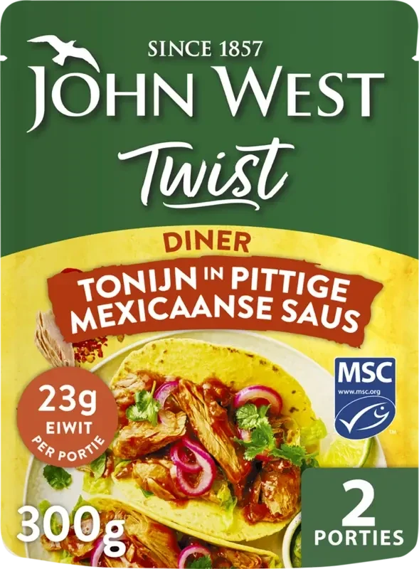 John West Twist Diner Tonijn Mexciaans MSC