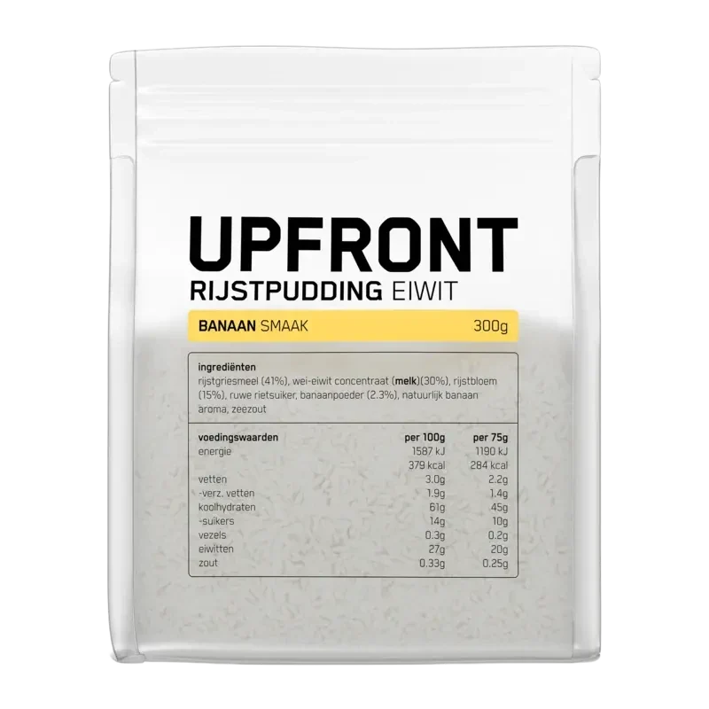 Upfront Eiwit rijstpudding banaan smaak
