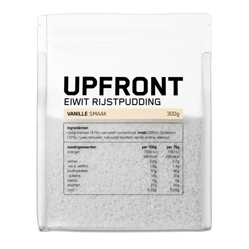 Upfront Eiwit rijstpudding vanille smaak