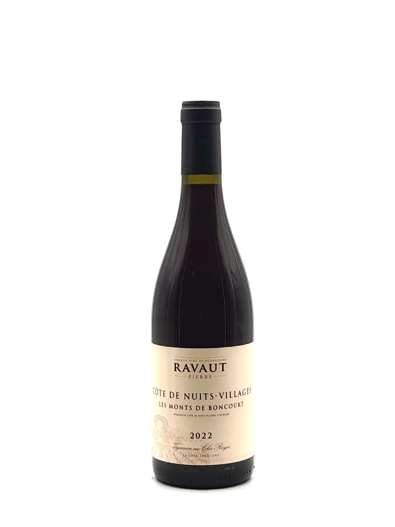 Cote de Nuits-Village "Les Monts de Boncourt" 2023 Rood, Domaine Pierre Ravaut