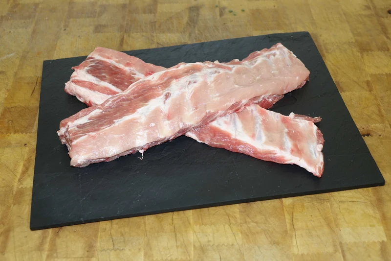 Spareribs naturel dikbevleesd (met ketting)