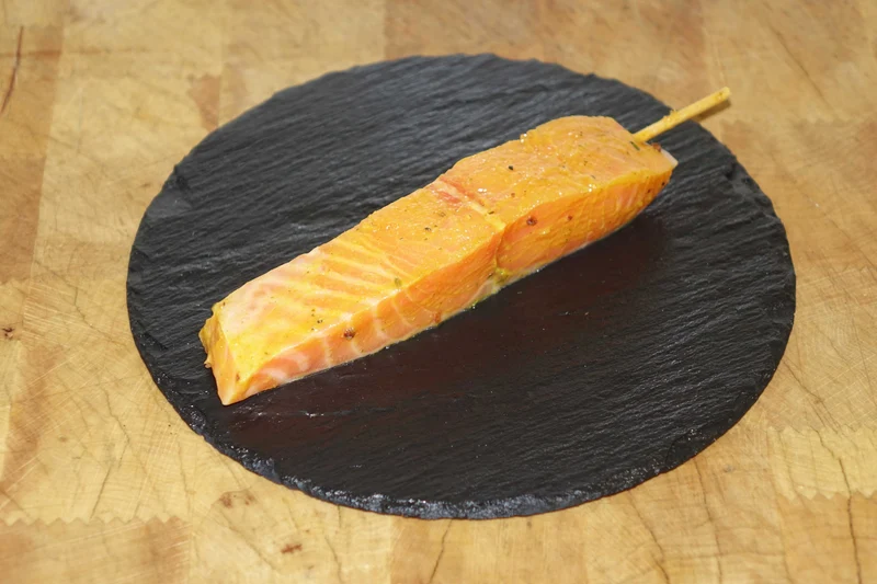 Zalmspies voor de braai