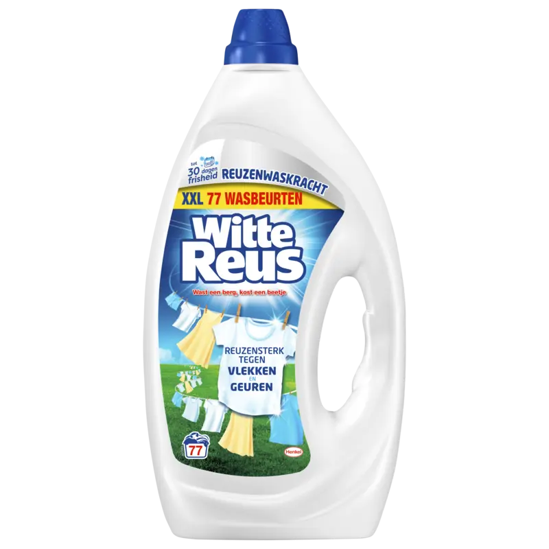 Witte Reus Wasmiddel vloeibaar gel wit