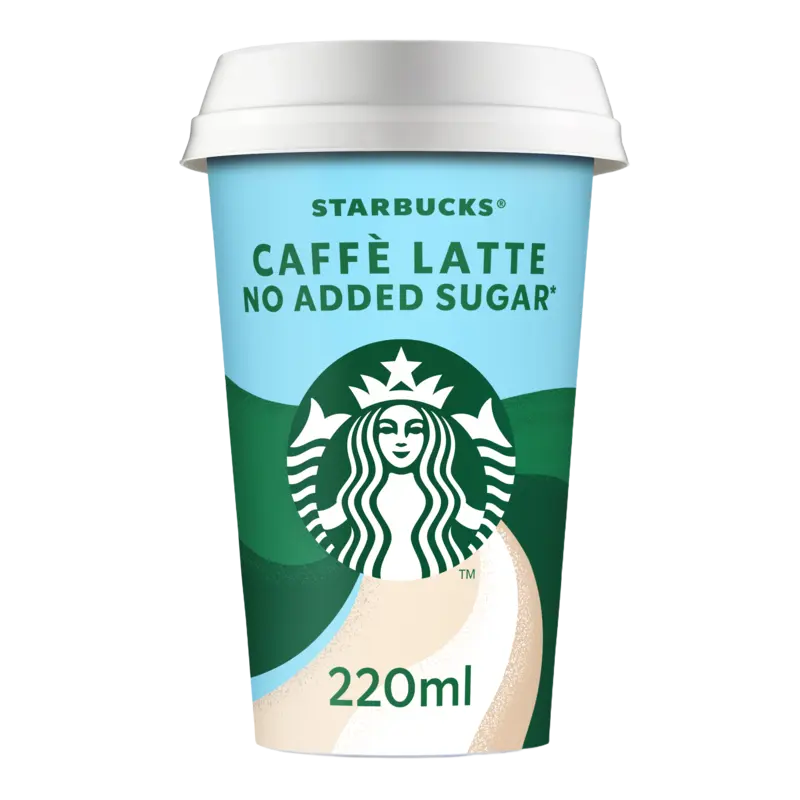 Starbucks Caffè latte no added sugar