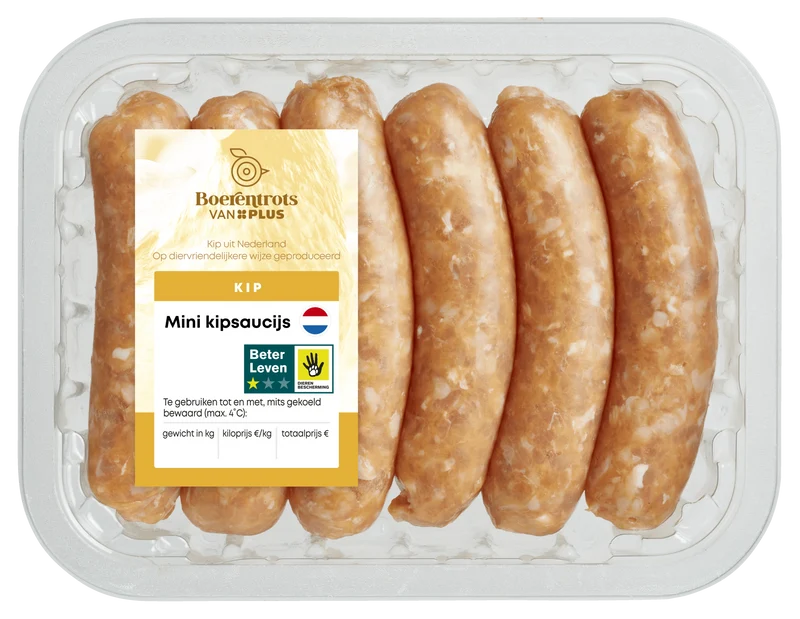 Boerentrots Mini kipsaucijs