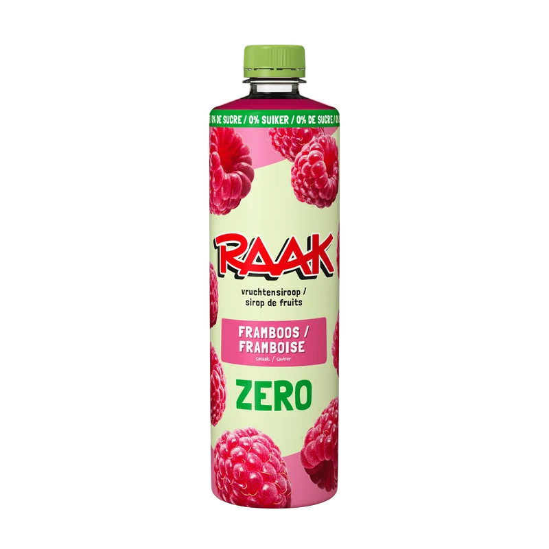 Raak Vruchtensiroop framboos zero