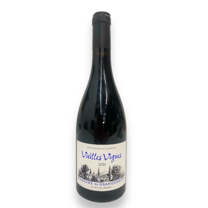 Domaine de Grangeneuve Vieilles Vignes 2022 – Rode wijn uit Rhône, Frankrijk – Kruidig en Vol