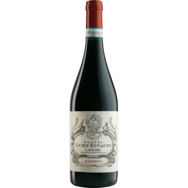 Barbera Piemonte DOC 2023 Luigi Einaudi – Volle Barbera met Rode Bes, Kers en Zoethout