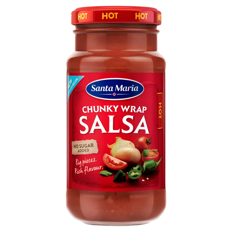Santa Maria Chunky wrap salsa hot