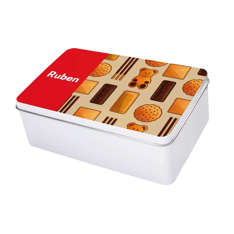 LU Collection Box koekjesmix - gepersonaliseerd cadeau - large tinnen blik - 375g