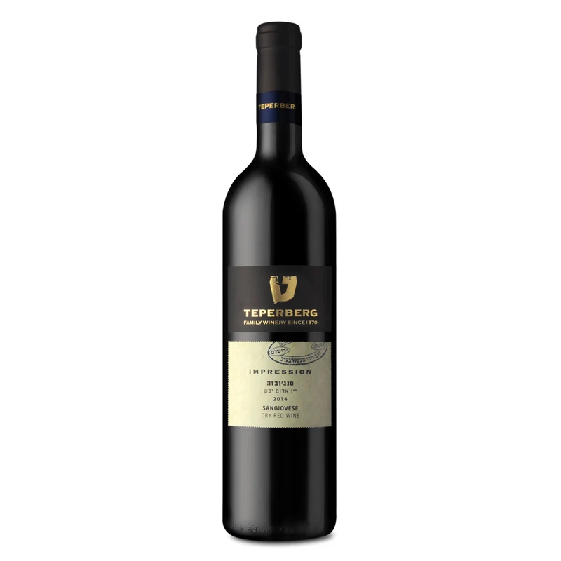 Teperberg Impression Sangiovese 2023 – Elegante Israëlische Sangiovese met Rijp Fruit en Verfijnde Kruidigheid