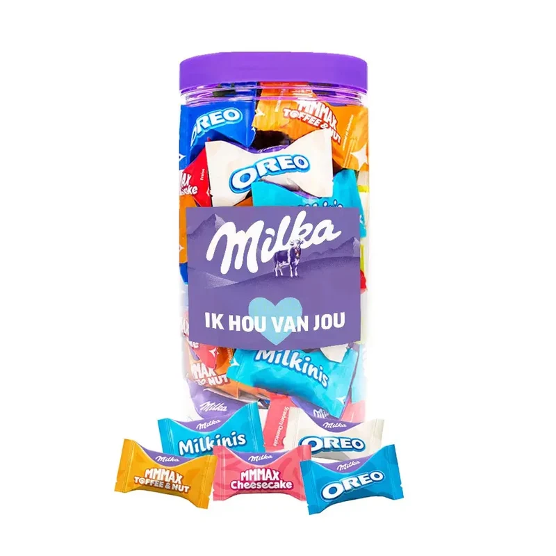 Milka Favourites chocolademix "Ik hou van jou" - 500g