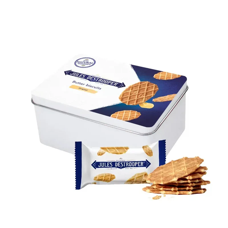 Jules Destrooper Natuurboterwafels Pocket - geschenkdoos - 24 stuks - 144g