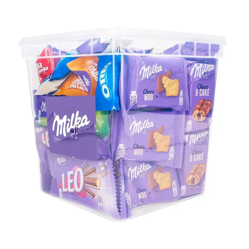 Milka Snack Box XL Family Pack - chocolade, koekjes & cake - 1143g