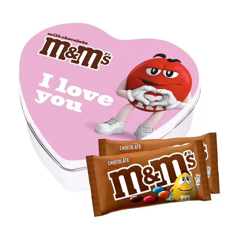 M&M's Choco - tinnen hartje "I love you" - 90g