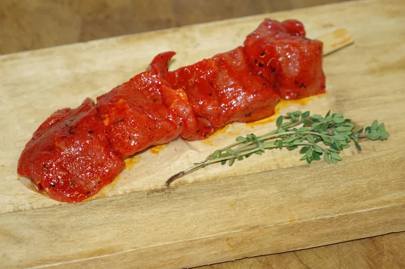 Varkenshaasspies Smokey BBQ 2 stuks