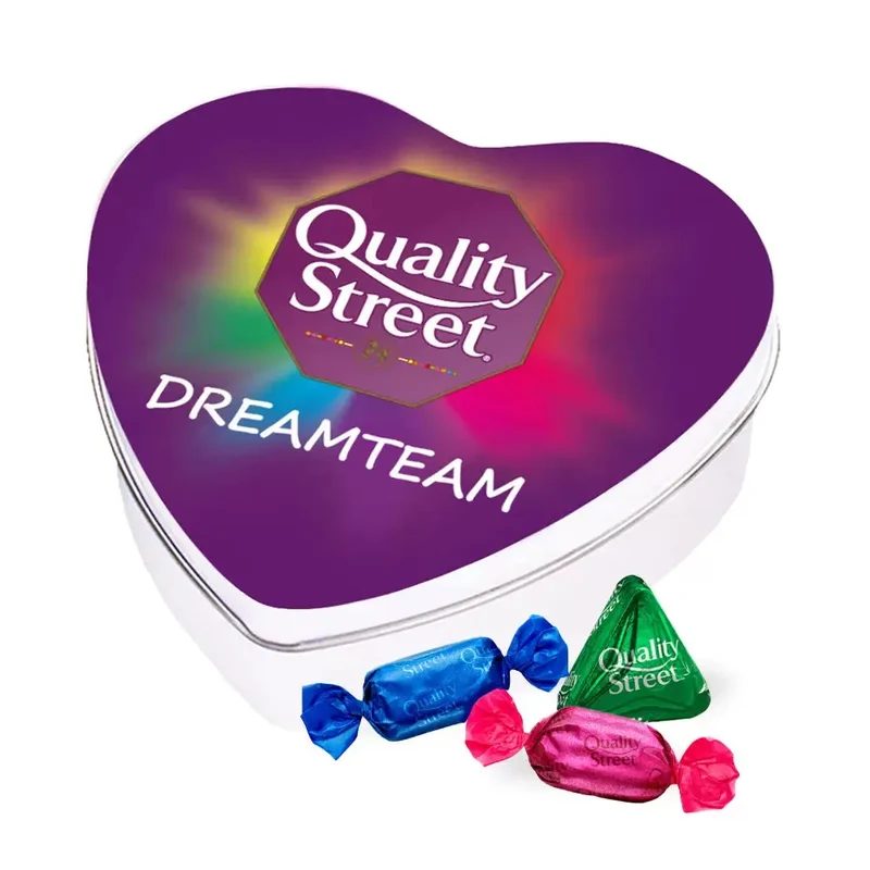 Quality Street geschenkdoos hartje "Dreamteam" - chocolade cadeau - 160g