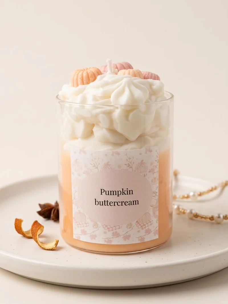 Pumpkin buttercream geurkaars