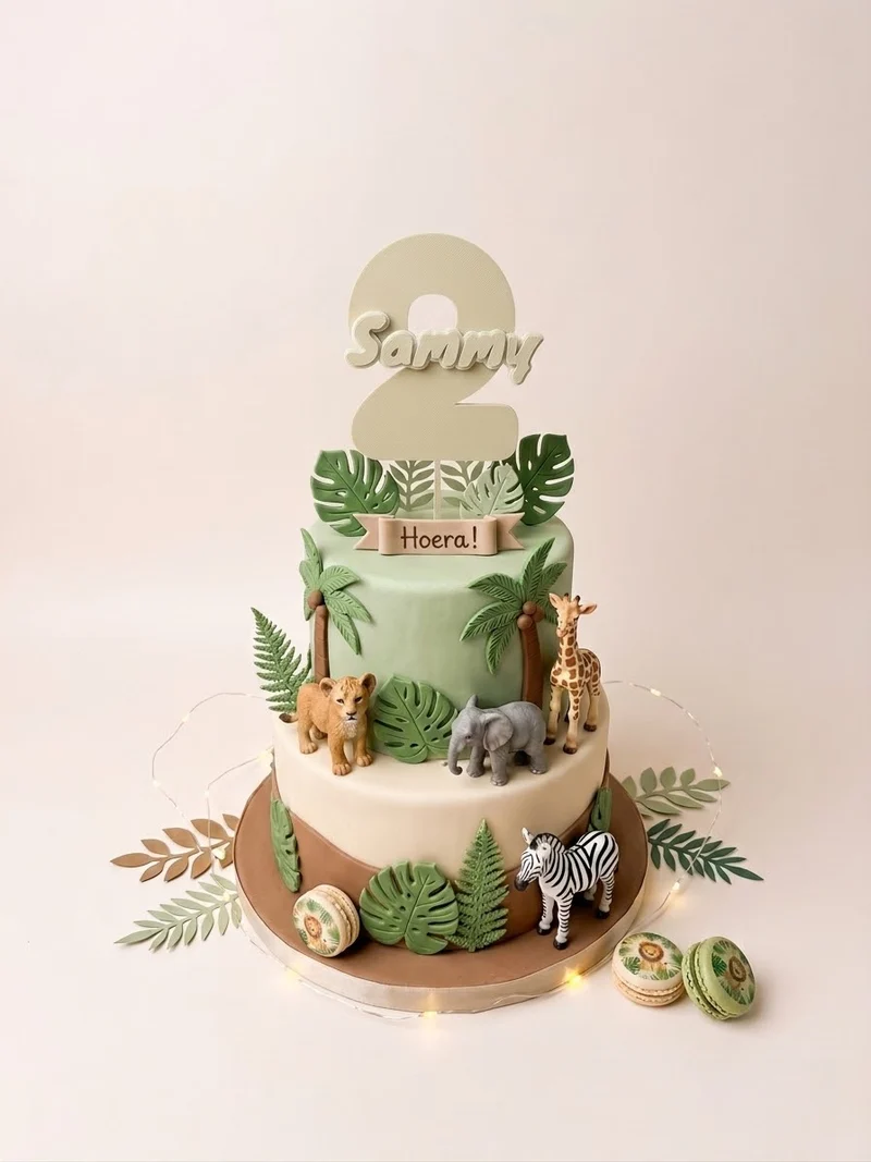 Gepersonaliseerde caketopper