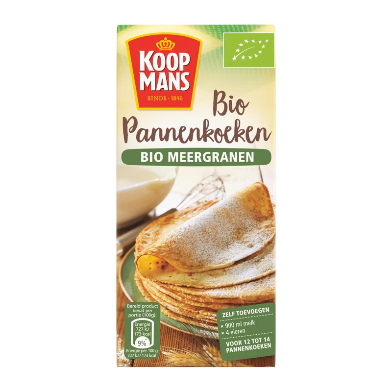 Koopmans Pannenkoekenmix bio meergranen
