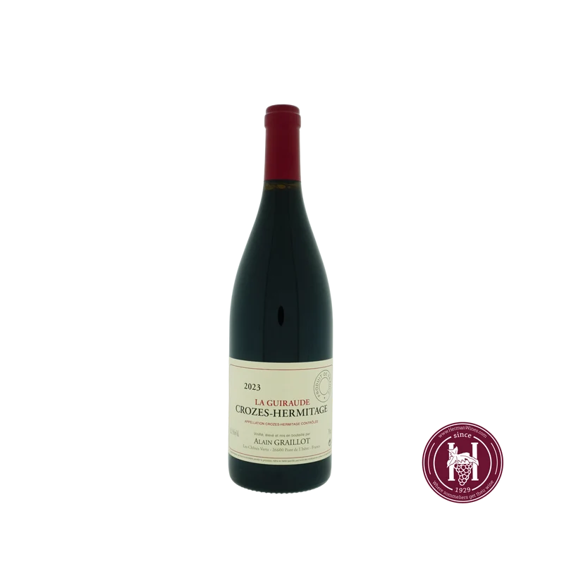 Crozes Hermitage la Guiraude - Domaine Alain Graillot - 2023 - 0.75 L - Frankrijk - Rhône - Rood
