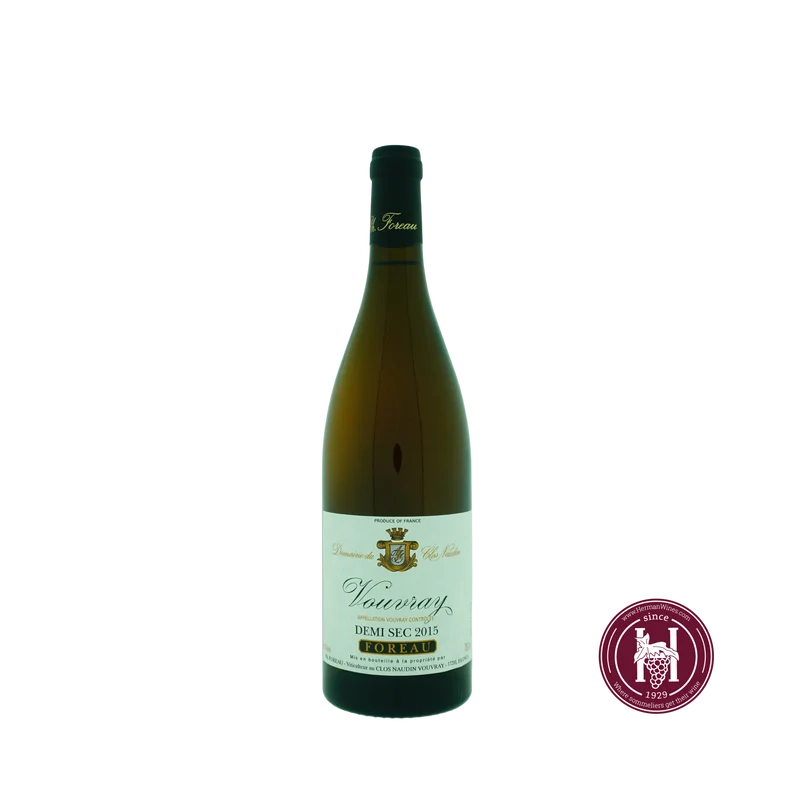 Vouvray Demi Sec - Domaine du Clos Naudin - 2015 - 0.75 L - Frankrijk - Loire - Wit