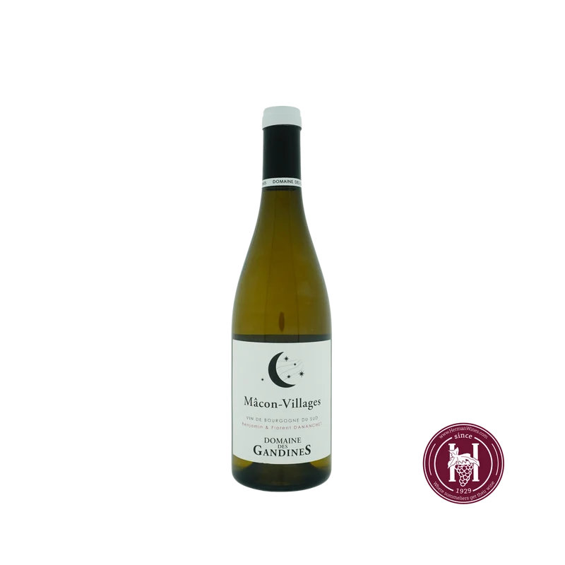 Mâcon Villages - Domaine des Gandines - 2025 - 0.75 L - Frankrijk - Bourgogne - Wit