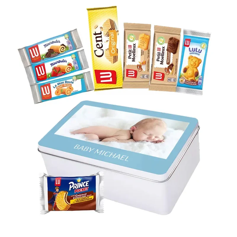 LU Collection Box Super Mix - volledig gepersonaliseerd cadeau - large tinnen blik - 374g