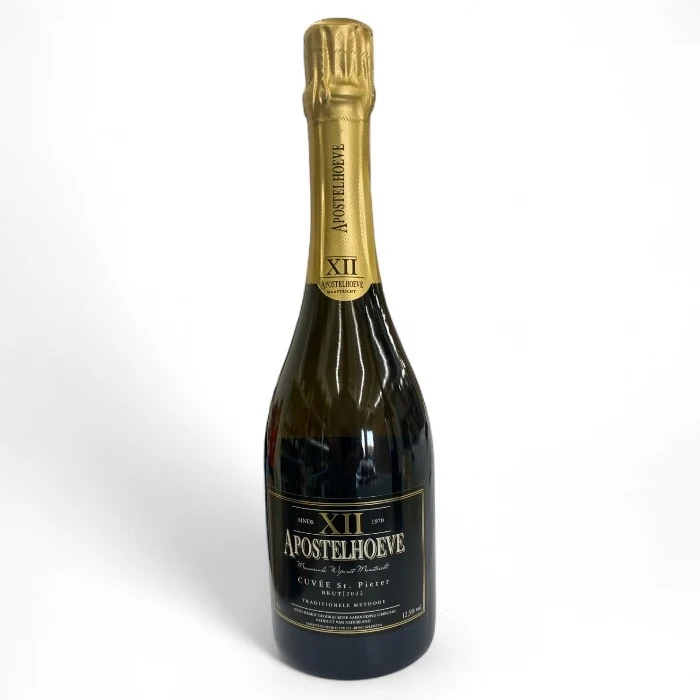 Apostelhoeve Brut Cuvée St. Pieter XII 2022 – Mousserende wijn uit Zuid-Limburg, Nederland – Fris en Elegant