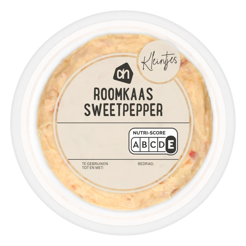 Roomkaas sweet pepper