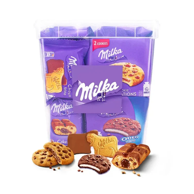 Milka Best of Cookies - koekjespakket XL - 24 stuks - 1084g