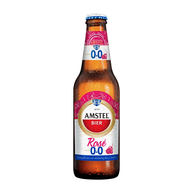 Amstel Rosé 0.0 bier fles