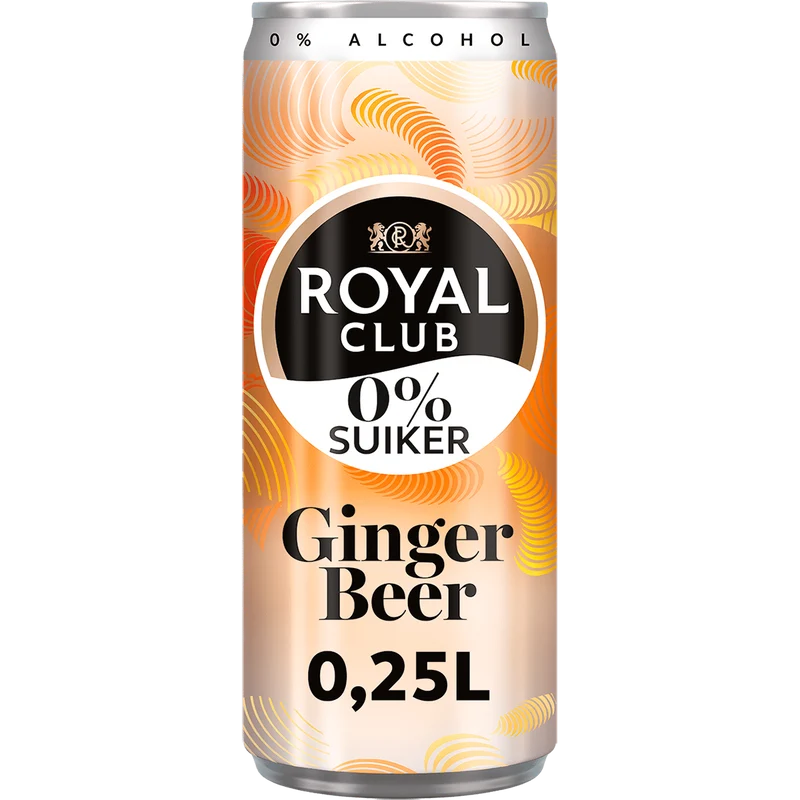Royal Club Ginger beer 0% suiker