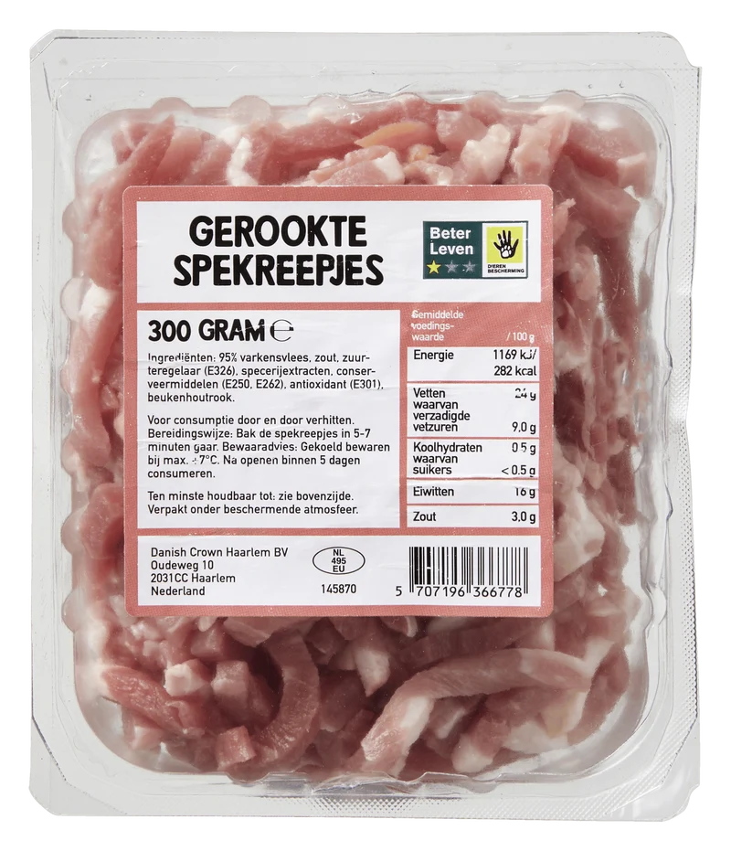 Danish Crown Gerookte spekreepjes