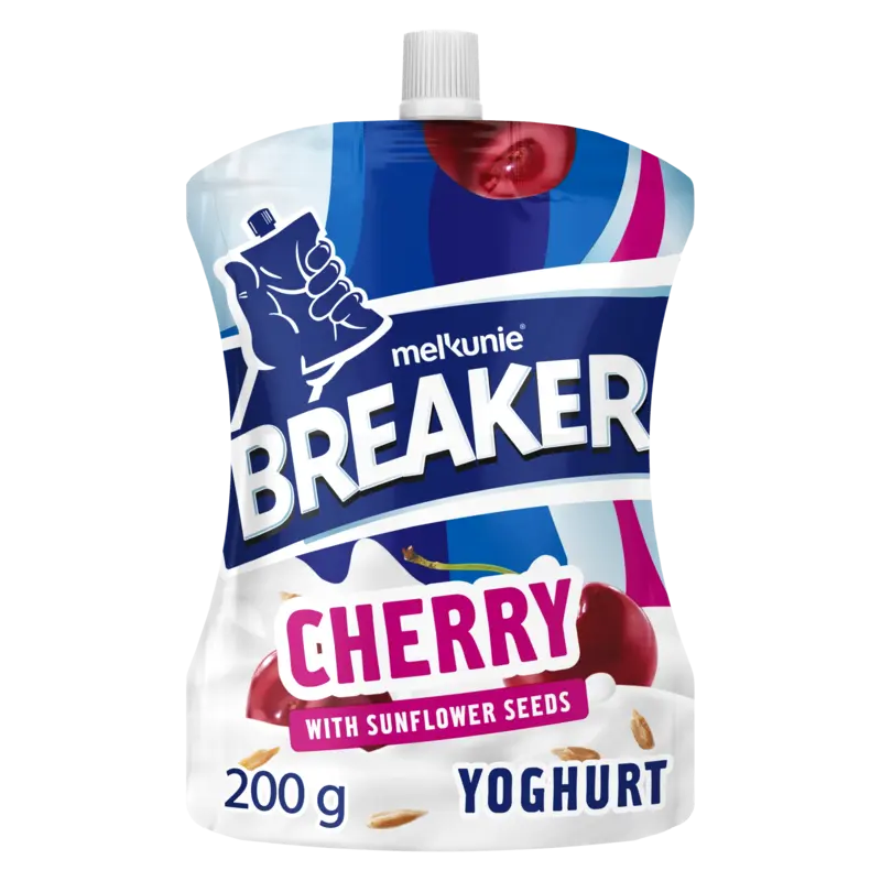 Melkunie Breaker kers yoghurt zonnebloempitten
