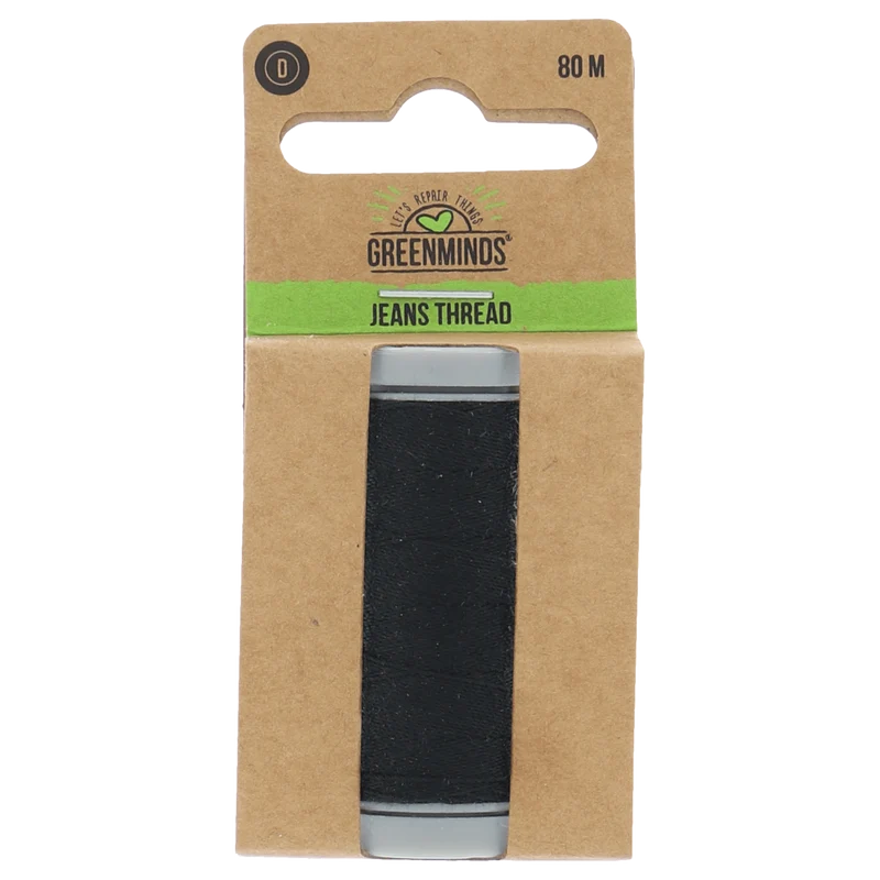 Greenminds Jeansgaren Zwart 80mtr