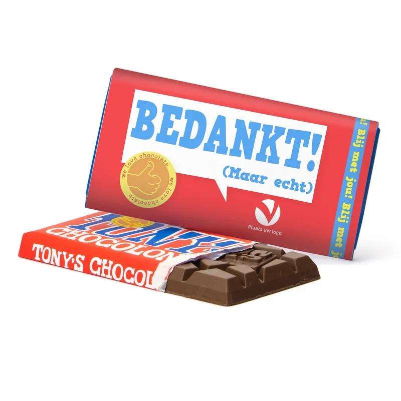 Tony's Chocolonely met eigen wikkel - BHV