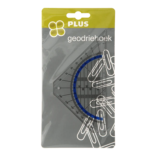 Geodriehoek kunststof