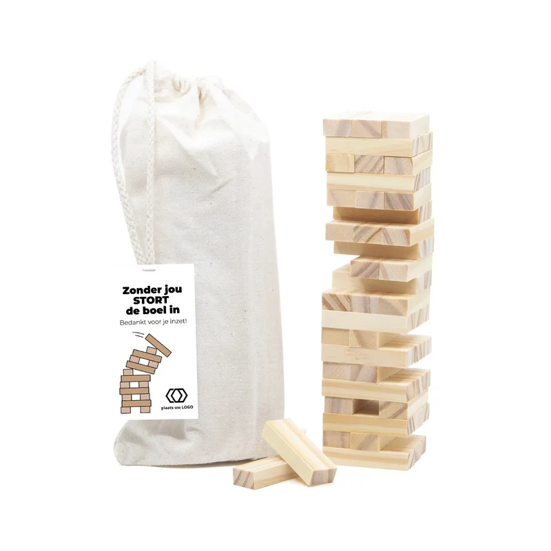 Zonder jou stort de boel in Jenga - Verpleging