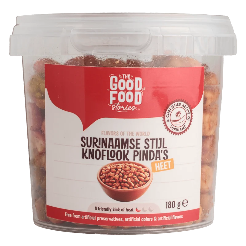 The GoodFood Stories Pinda Knoflook & Hot