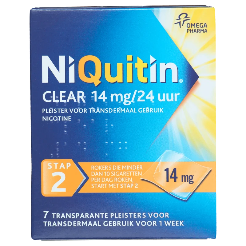 Niquitin Clear 14mg pleisters