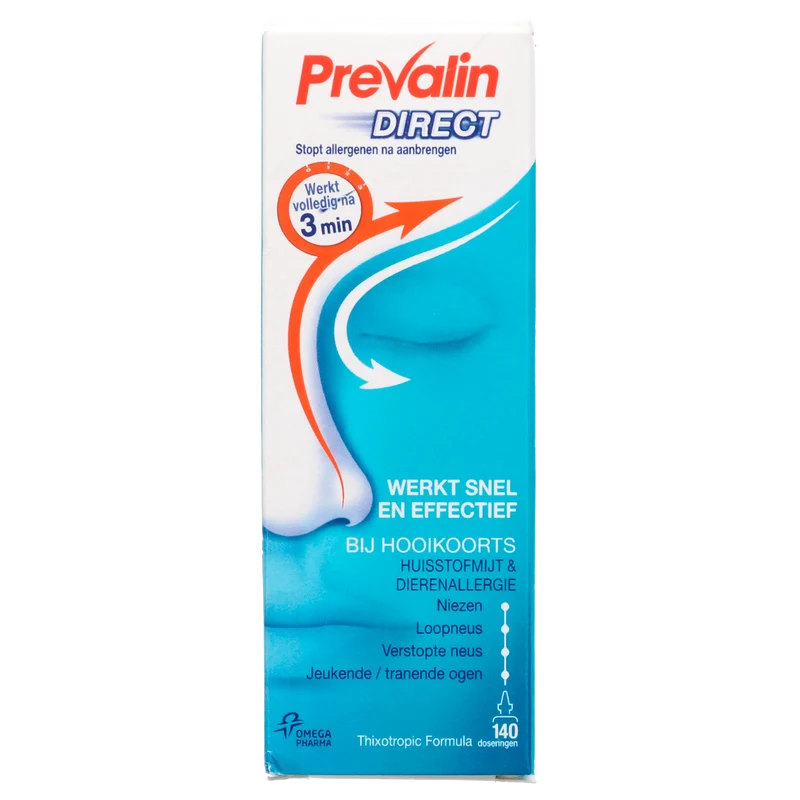 Prevalin Neusspray Direct bij Allergenen