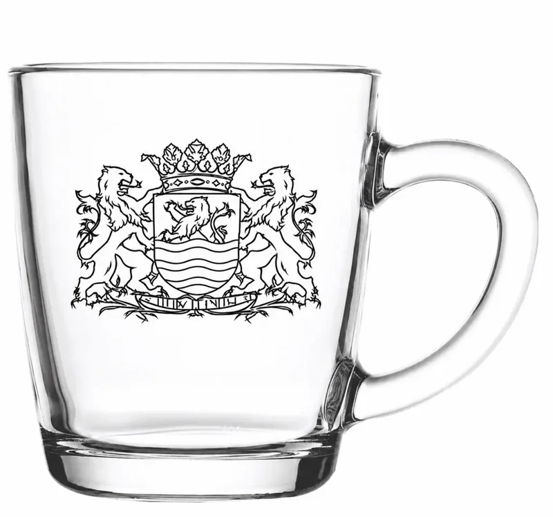 Theeglas met Zeeuws wapen